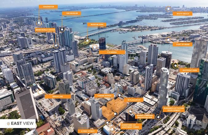 Flagler St + Miami Ave – Core Redevelopment Opportunity in Downtown Miami: 22 E Flagler St, Miami, FL 33131